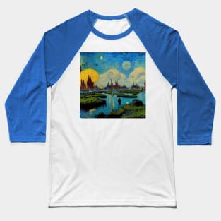 Starry Night in Kashyyyk Baseball T-Shirt